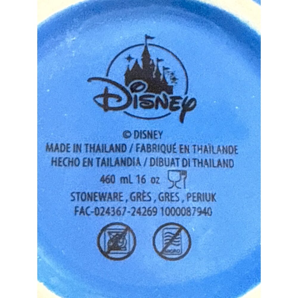 Disneyland Resort Mickey & Minnie Mouse 16 Oz Stoneware Mug NEW Blue - Picture 5 of 7